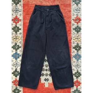 Rudy Jude Trousers High Rise Wide Leg Pleated Pants